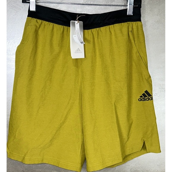 Adidas Men Aero Ready Axis Woven  3.0 Training Shorts Pulse Olive Color Size S - Picture 1 of 10